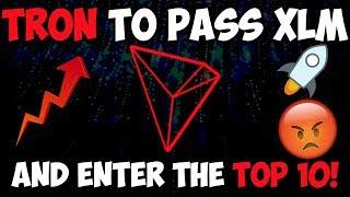 Tron (TRX) Price Suddenly Surges Six Percent. Is Top 10 Possible?