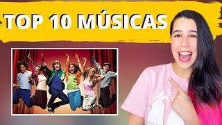 TOP 10 MELHORES MÚSICAS DE HIGH SCHOOL MUSICAL!