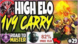 HIGH ELO 1v9 CARRY 