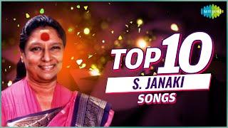 Top 10 S. Janaki Songs | Chendoora Poove | Indha Poovilum | Machaanai Paatheengala | Poovarasampoo