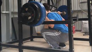 Squat everyday Day 121: Top 2 sets with 185kg and 190kg