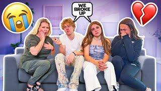 telling our moms we broke up **THEY CRIED**