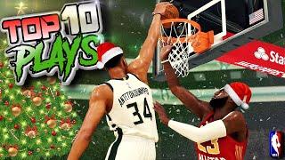 NBA 2K20 CHRISTMAS TOP 10 PLAYS Of The WEEK! #19 - Nutmegs, Posters, LOBS & More