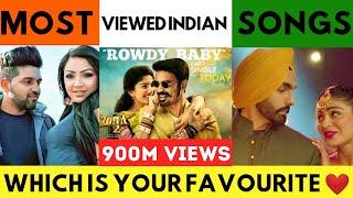 Most Viewed Indian Song on YouTube..?| All Time Top 10 Most Viewed Indian Songs || India's No.1 song