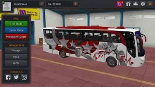 How to change bus skin in bus simulator Indonesia | Bus Games | How to Change bus livery in BUSSID