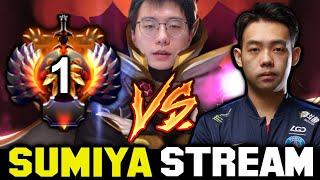 SUMIYA is watching MAYBE Invoker vs TOP 1 MMR | Sumiya Invoker Stream Moment #1401