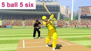 australia 5 top six five ball | world cricket android game