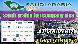 saudi arabia top company visa. সৌদি আরব টপ কোম্পানি ভিসা কেমন হবে?