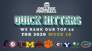 College Football Top 10 Rankings - Week 10 - And A Rant About The AP Poll