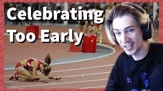 xQc Reacts to Celebrating Too Early Compilation [funny] (TOP 10 VIDEOS)