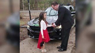 Officer takes 8-year-old girl to 'Daddy Daughter Dance' after her father's death