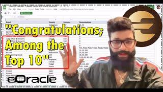 “Congratulations, Among The Top 10" Country Head | e-Oracle Updates