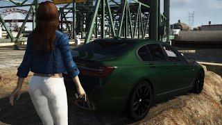 GTA 5 GIRL Epic BMW M7 RAMPAGE - Hot FEMALE Fight ULTRA, REAL LIFE Cars (FUNNY Edit), BEST Music GMV