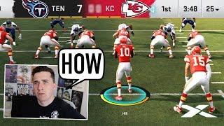 He puts Tyreek Hill at every position somehow, its impossible to stop..