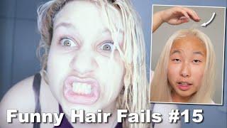 Funny Hair Fails #15 - Amazing Compilation - Don't try this @ Home