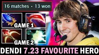 DENDI Favourite Hero in 7.23 New Patch -  80% Win Rate Dota 2