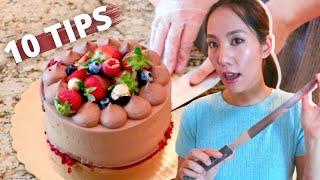 10 TIPS to Successfully Transfer a Whole Cake to a Plate or cake board