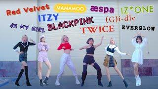 Top 10 Popular K-pop Girl Group Songs in 2020 Dance Cover 10 outfits | @Catherine & Yao