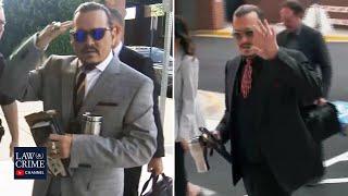 Top 10 Moments of Johnny Depp Arriving at Court