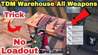 PUBG Mobile TDM Warehouse is Back | All Weapons on The Table | No Loadout PUBG Mobile