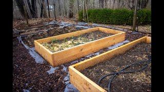 Building Raised Beds in the Kitchen Garden