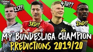 Who Will Win the Bundesliga? Dortmund, Bayern, Leipzig or Gladbach | 2019/20 Bundesliga Predictions