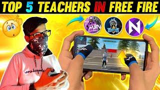 Top 5 Oldest Teacher's Of Free Fire