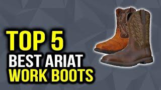 Top 5 Best Ariat Work Boots 2020 | Best Work Boots