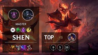 Shen Top vs Garen - KR Master Patch 11.20