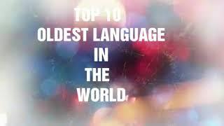 #Top10 Top 10 old language