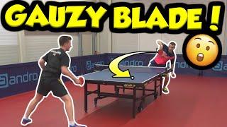 TESTING SIMON GAUZY'S TABLE TENNIS BAT!