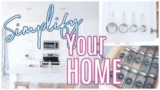 TRICK TO A MINIMIZED KITCHEN!!! SIMPLIFY YOUR HOME| CLUTTER FREE| MINIMALISM