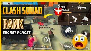 Top 10 Clash Squad Secret Place In Free Fire | Clash Squad Rank Tips & Tricks | Free Fire Tricks