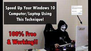 How to Speed Up Your Windows 10 Performance (Best Settings)