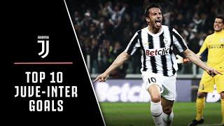 BEST DERBY D'ITALIA GOALS! | JUVENTUS VS INTER MILAN TOP 10