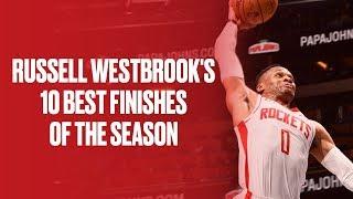 Russell Westbrook's 10 Best Finishes Of The Season | B/R Countdown