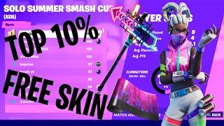 How To Place TOP 10% And UNLOCK The KOMPLEX SKIN For FREE (250+ PING) | SOLO SUMMER SMASH CUP TIPS