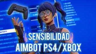 LA MEJOR SENSIBILIDAD PARA TENER AIMBOT CON MANDO (XBOX-PS4) LINEAL *FORTNITE*