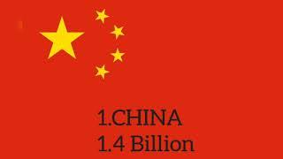WORLD TOP 10 COUNTRY POPULATION