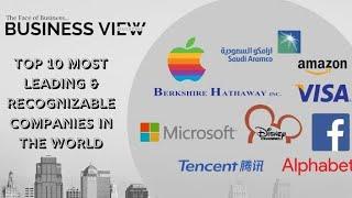 Top 10 biggest most valuable  high Market Capitalization Company in World |CEO| Google| Apple