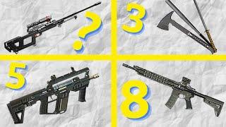 TOP 10 WEAPONS in Rogue Company!