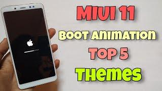 MIUI 11 - Change Boot Animation Top 5 Theme | Ios Google Pixel Boot Animation