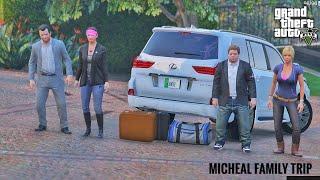 Micheal Family Trip | Lexus LX 570 | Real Life Mod # 131 l GTA 5 | Urdu | Leon Gaming