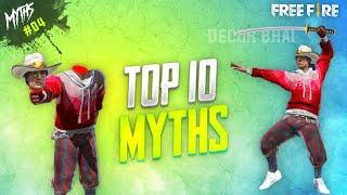 Top Mythbusters in FREEFIRE Battleground | New Garena Freefire Myths | Free fire Mythbusters EP #04