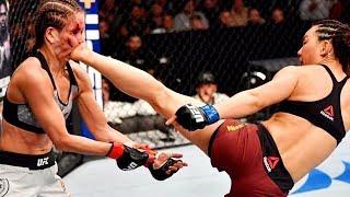 Top 10 Awesome UFC Female Knockouts | TKD ACTION