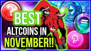 TOP ALTCOINS FOR THE MONTH OF NOVEMBER 2021!! (THEY WILL 10X)