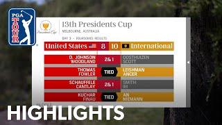 Late International heroics preserve two point lead | Day 3 | Presidents Cup 2019