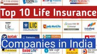 Top 10 Insurance company in india|| Top 10 Life Insurance policy company||Life insurance company