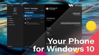 This is 'Your Phone' for Windows 10 – Sync your Android to your PC!