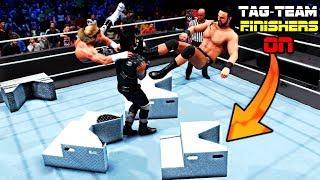 WWE 2K20 Tag-Team Finishers On Steel Steps Part 2! Top 10